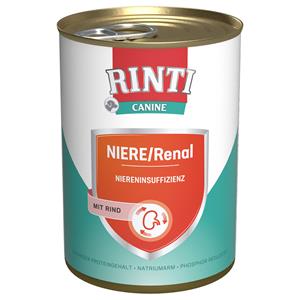 RINTI Canine Nieren-Renal met Rund 400 g - 24 x 400 g