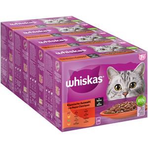 Whiskas Megapack  Senior Maaltijdzakjes 48 x 85 g - 7+ Klassieke selectie in saus