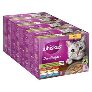 Whiskas Multipack  Pure Delight Portiezakjes 48 x 85 g - Gemengde ragout in gelei