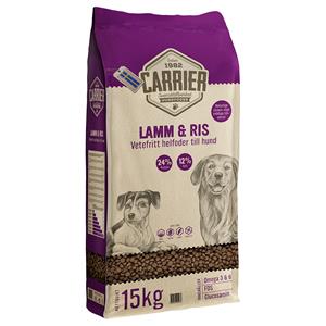 2 x 15 kg Carrier Lam & Rijst hondenvoer droog