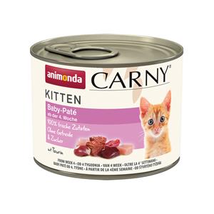 Animonda Carny Kitten Kattenvoer 12 x 200 g - Baby-Paté