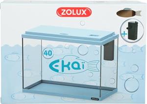ZOLUX aquarium ekaÏ 40 blauw (24 LTR 40X20X28 CM)