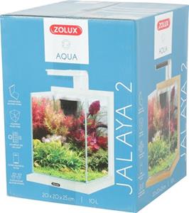 ZOLUX aquarium kit jalaya 2 wit limewash (10 LTR 20X20X25 CM)