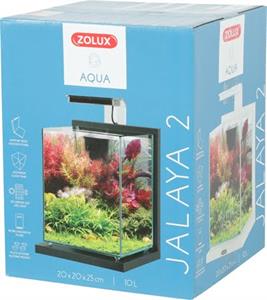 ZOLUX aquarium kit jalaya 2 antraciet (10 LTR 20X20X25 CM)