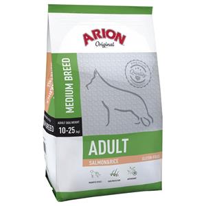 Arion 12kg  Original Adult Medium Breed Zalm & Rijst hondenvoer droog