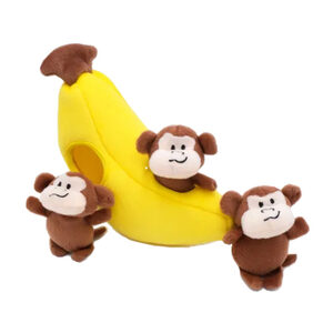 ZippyPaws Zippy Burrow Monkey 'n Banana