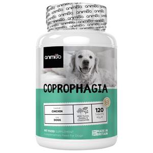 Coprofragie tegen eten van poep voor Honden - 120 Kauwtabletten met kipsmaak