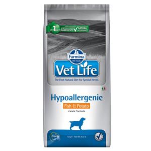 Vet Life Dog 12kg Farmina  Hypoallergenic Vis & Aardappel Droogvoer voor honden
