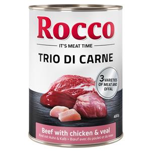 Rocco Classic Trio di Carne - 6 x 400 g - Rundvlees, kip & kalfsvlees