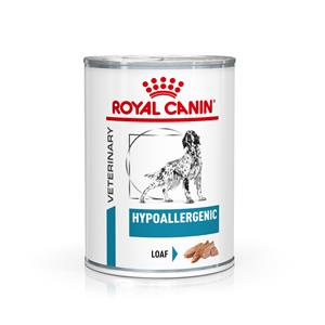 Royal Canin Veterinary Diet Hypoallergenic Hundefutter (Dosen) 1 Palette (12 x 400 g)