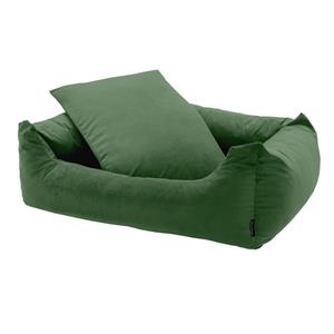 Madison Hondenbed Velvet 120x95x28 cm groen