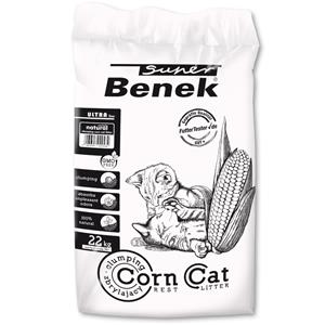 35l Super Benek Corn Cat Ultra Natural kattenbakvulling