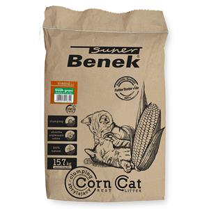 Benek 25l Super  Corn Cat vers gras kattenbakvulling
