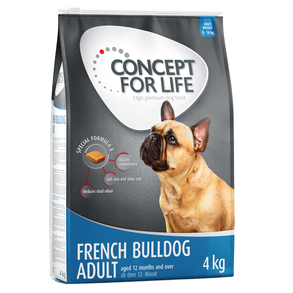 2 x 12 kg / 2 x 4 kg Concept for Life voor een speciale prijs! - Franse Bulldog Adult (2 x 4 kg)