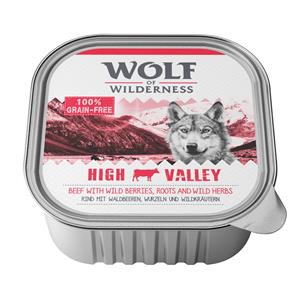 6x300g Adult High Valley met Rund Wolf of Wilderness Hondenvoer