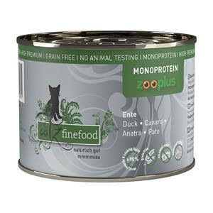 6x200g Eend Monoprotein Catz Finefood Kattenvoer