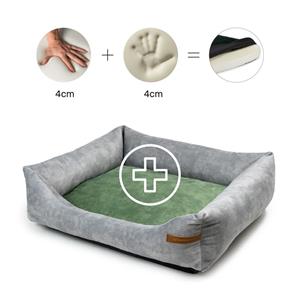 Rexproduct Otto Orthopädisches Hundebett Grau S-XL grün M