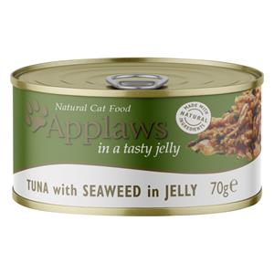 6x70g Applaws in Jelly Tonijn met Zeewier Nat Kattenvoer