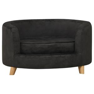 VIDAXL Hundesofa Schwarz 69x69x36 Cm Plüsch