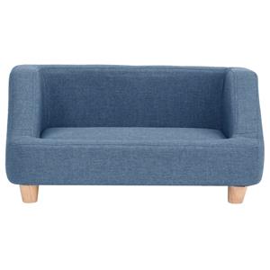 VIDAXL Hundesofa Blau 95x63x39 Cm Leinen