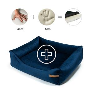 Rexproduct Otto Orthopädisches Hundebett Dunkelblau S-XL dunkelblau M