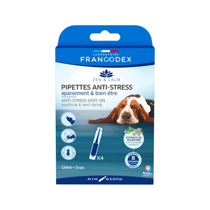 Francodex Anti-Stress Spot-On Hond - 4 x 3 ml
