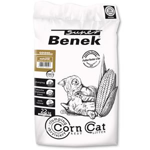 Benek 35l Super  Corn Cat Golden kattenbakvulling