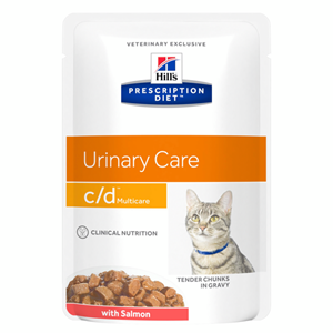 Hill's Prescription Diet Hill's Prescription C/D Multicare Urinary Care mit Lachs Katzen-Nassfutter (Frischebeutel) 12 x 85 g