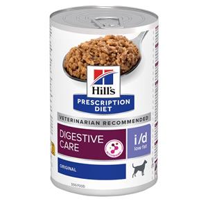 Hill's Prescription Diet I/D Digestive Care Low Fat Blik - Hondenvoer - 360 g