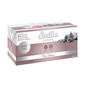 Smilla Fine Menu Kattenvoer 8 x 100 g - Mixpakket (4 Soorten)