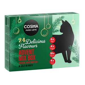 Cosma Advent Mixbox 24 porties Kattenvoer