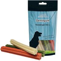 Greenhound Dentogum Reisstangen Mix L - ohne Zuckerzusatz - glutenfrei - vegetarisch