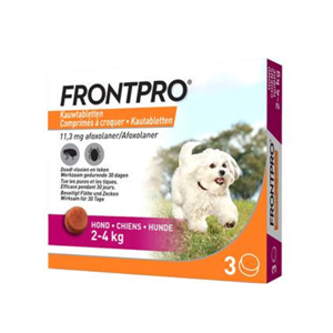 FRONTPRO S - 2-4 kg - 3 Tabletten