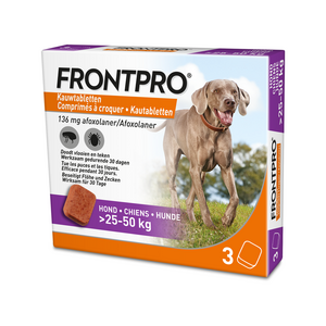 FRONTPRO XL - 25-50 kg - 2 x 3 tabletten