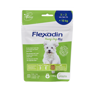 Flexadin Young Dog Mini - 2 x 60 Kaubrocken