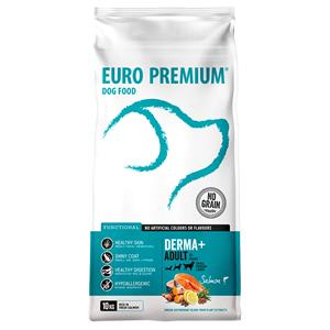 Euro Premium Grainfree Adult Derma+ Salmon & Potatoes Hundefutter 2 x 10 kg