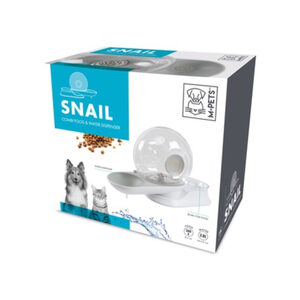 M-Pets Snail Combi Voedsel en Waterdispenser