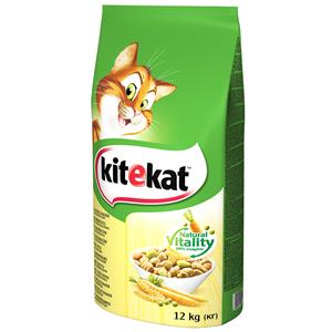 Kitekat Droogvoer Adult Kip & Groente Kattenvoer - 12 kg