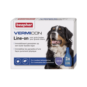 Beaphar Vermicon Line-On Grote Hond - 3 pipetten