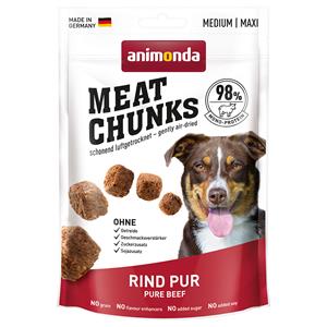 Animonda 80 g  Meat Chunks Medium / Maxi Puur Rund Hondensnacks