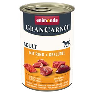Animonda GranCarno 12x400g  Original Rund & Gevogelte hondenvoer nat