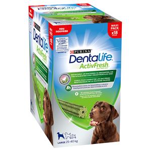 Dentalife 18 Sticks Purina  Active Fresh Tägliche Zahnpflege-Snacks für große Hunde Hundesnacks