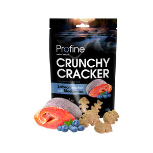 Profine Dog Crunchy Crackers - Zalm Bosbessen- 150 gr