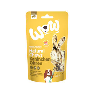 WOW! Natural Chews - Kaninchenohren - 120 g