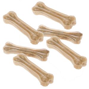 Barkoo 6 stuks  kauwbotten geperste runderhuid - ca. 17 cm hondensnacks