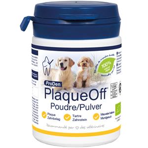 PlaqueOff-Pulver - zur Vorbeugung und Beseitigung von schlechtem Atem und Zahnstein