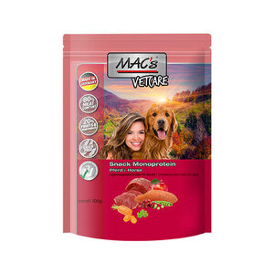 MAC's Dog Snack Monoprotein - Paard - 3 x 100 g