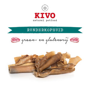 Kivo Petfood Kivo Rinderkopfhaut geschnitten - 500 g