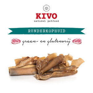 Kivo Petfood Kivo Rinderkopfhaut geschnitten - 2 x 500 g