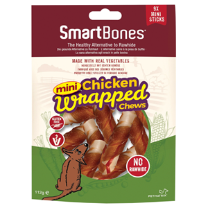 SmartBones Chicken Wrap Mini - Hondensnacks - Kip 9 stuks